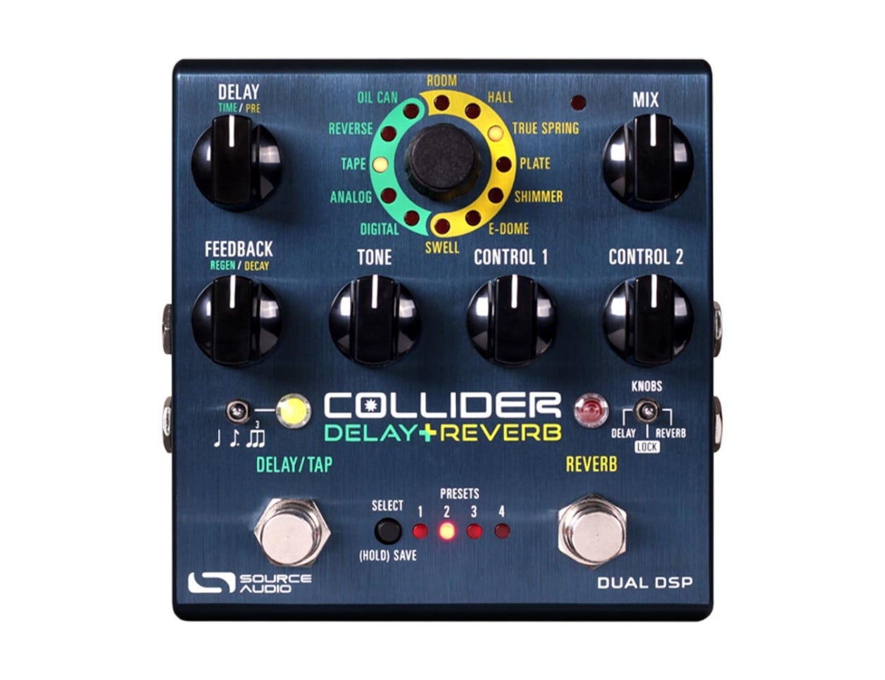 【最終価格】Source Audio Collider Delay+Reverb Source Audio Collider Delay + Reverb Pedal
