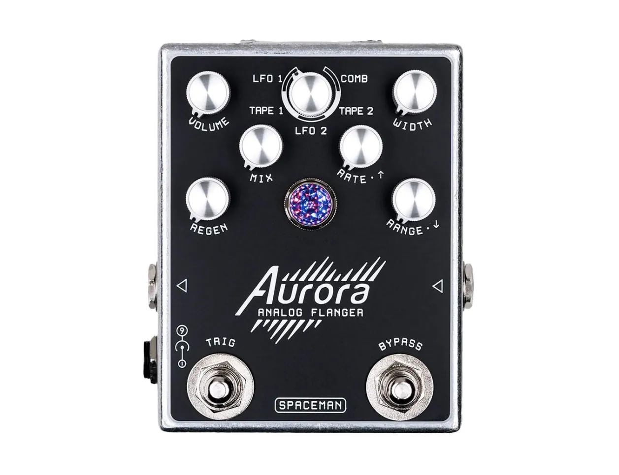 Spaceman Aurora Analog Flanger Pedal (Silver)