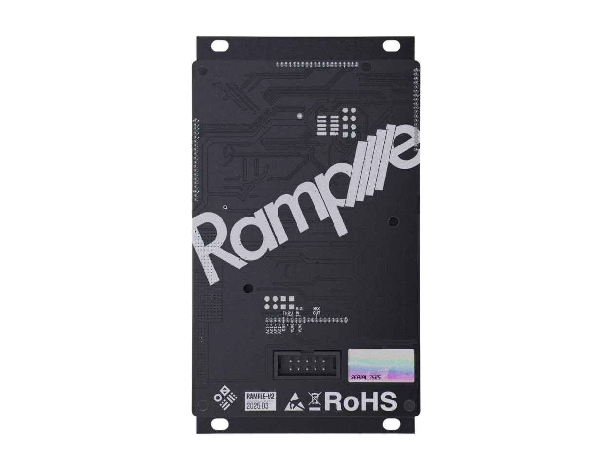 Squarp Rample サンプラー　モジュラーシンセサイザー Squarp Rample Four-Channel Sampler