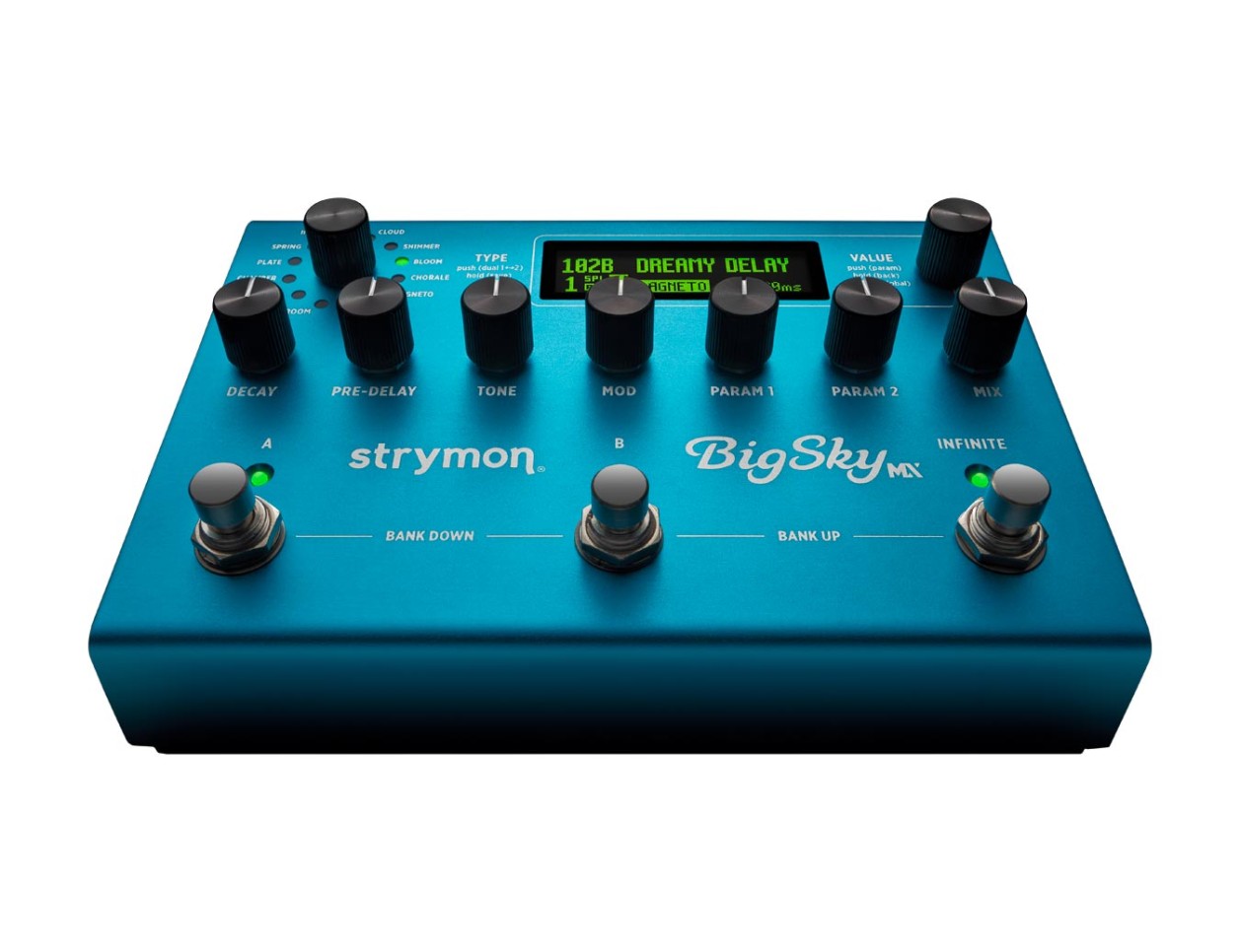 Strymon BigSky MX Reverb Workstation Pedal