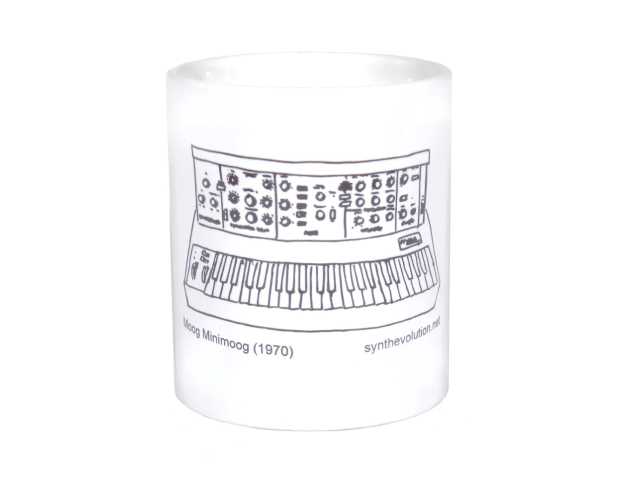 Synth Evolution Moog Minimoog Synthesizer Mug
