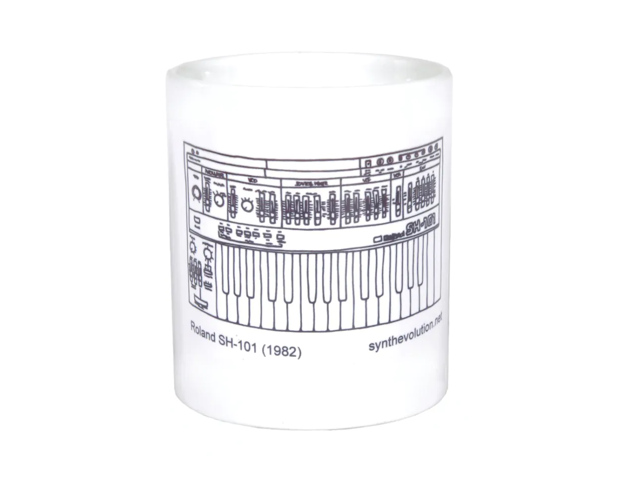 Synth Evolution Roland SH-101 Synthesizer Mug