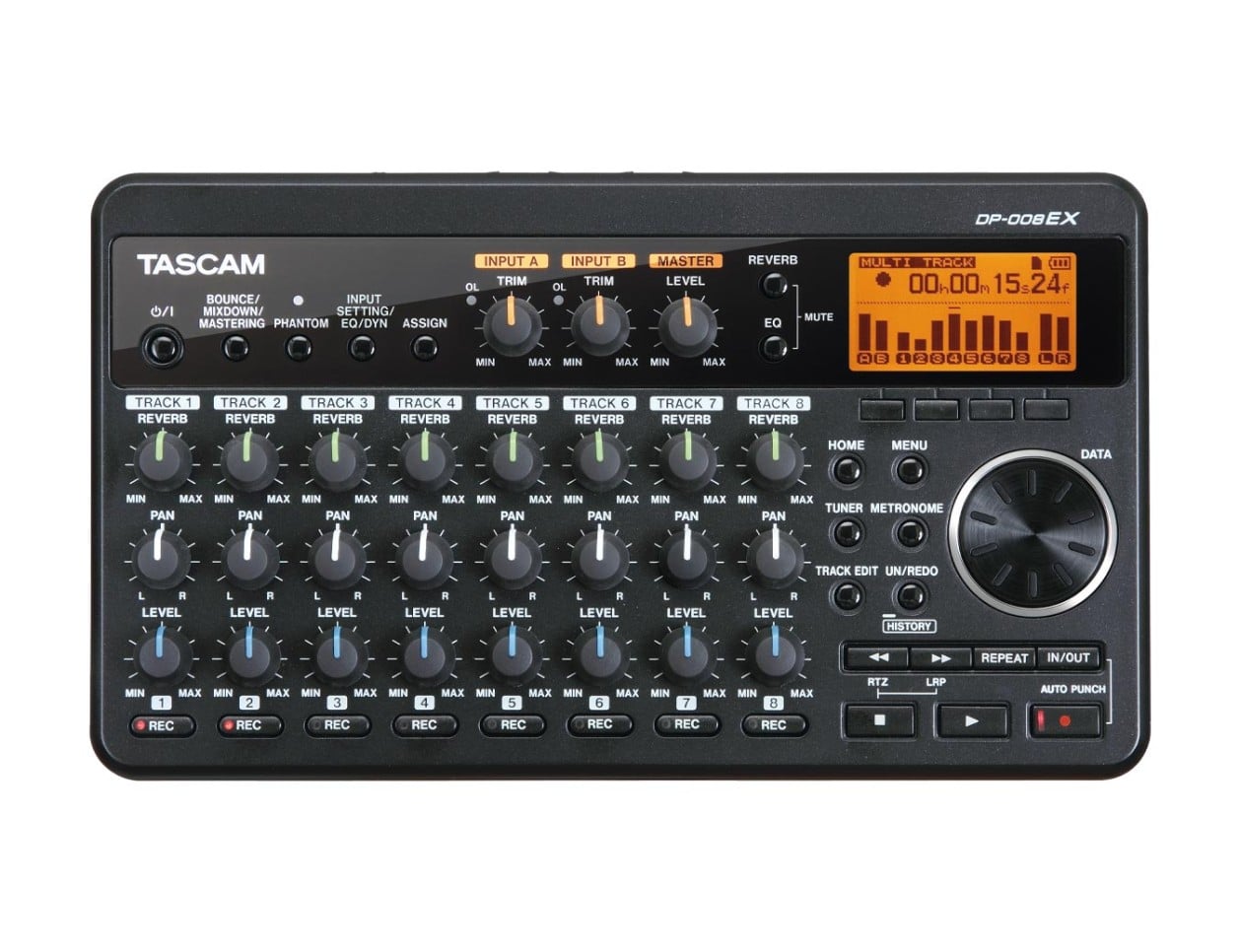 TASCAM DP-008EX マルチトラックレコーダー DP-008EX | 8-track Digital Pocketstudio | TASCAM - United States