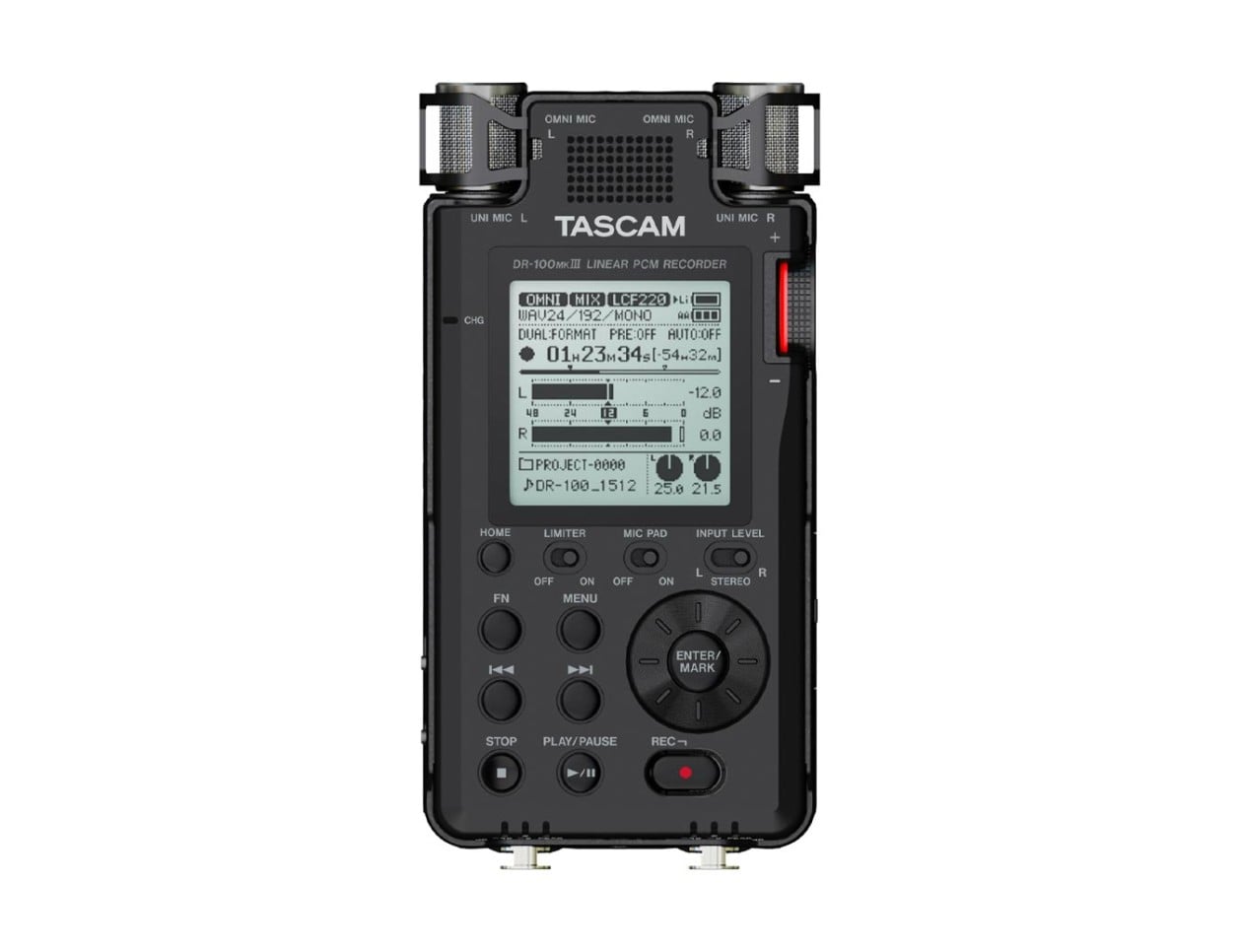 Tascam DR-100mkIII Stereo Handheld Recorder