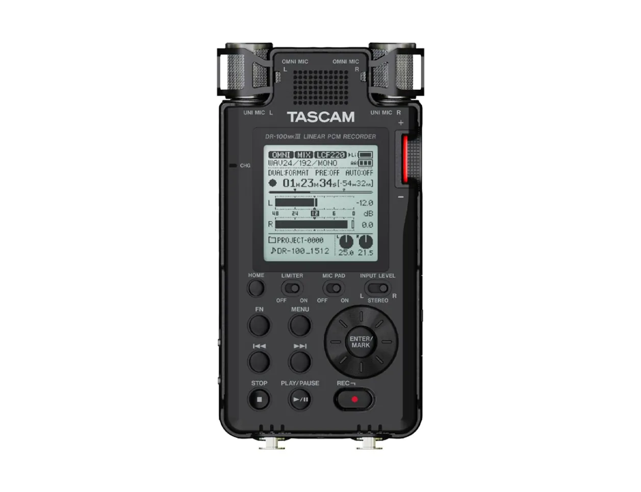 Tascam DR-100mkIII Stereo Handheld Recorder