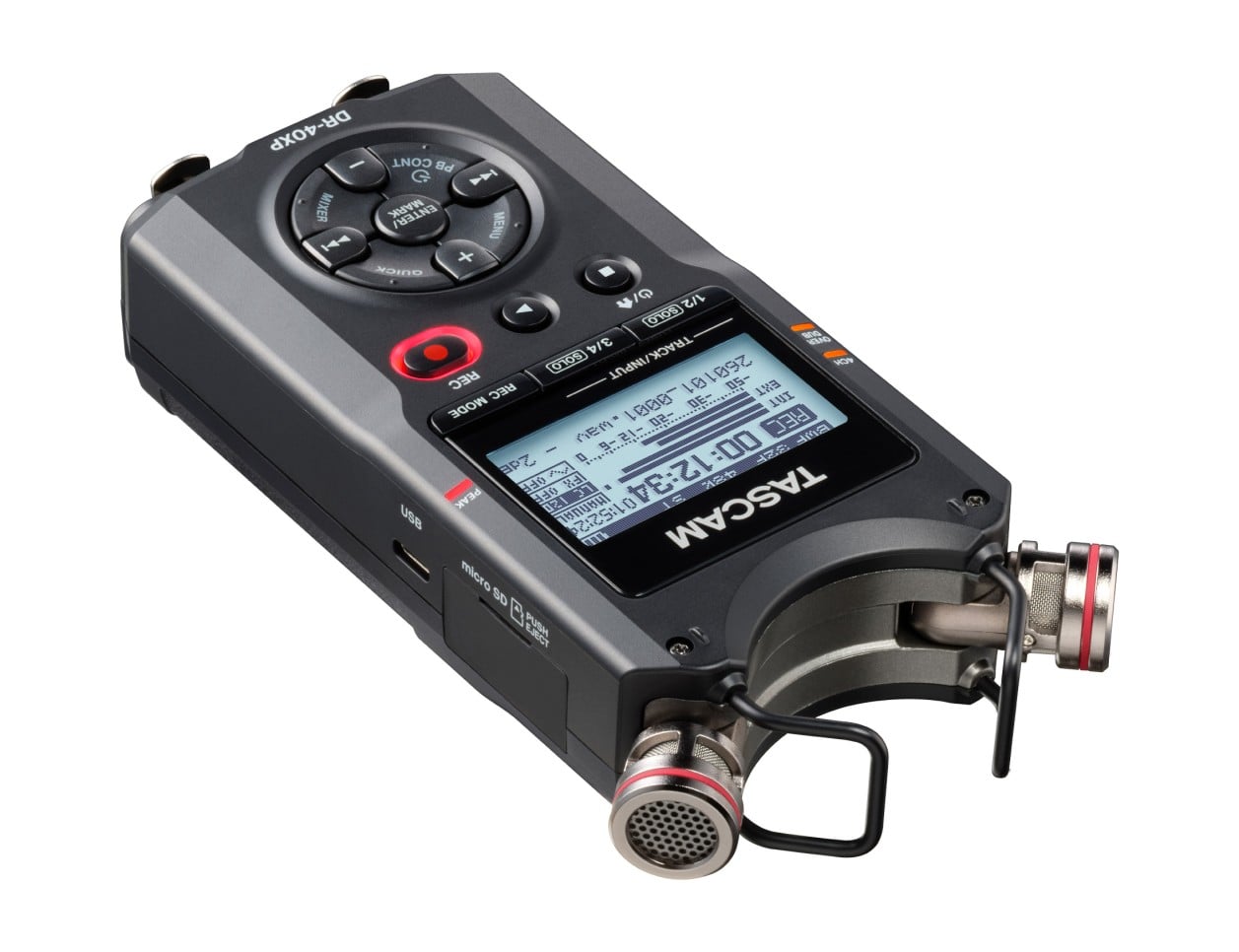 TASCAM DR-40XP 32-Bit Float Field Recorder