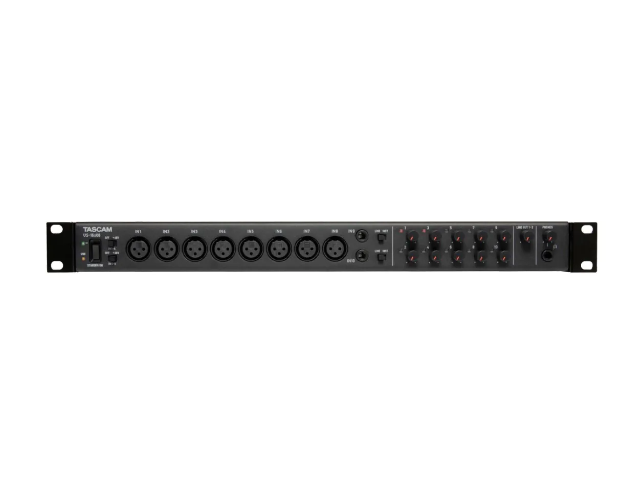 TASCAM US-16x08 オーディオインターフェース US-16x08 | 16-IN/8-OUT USB Audio/MIDI Interface | TASCAM - United