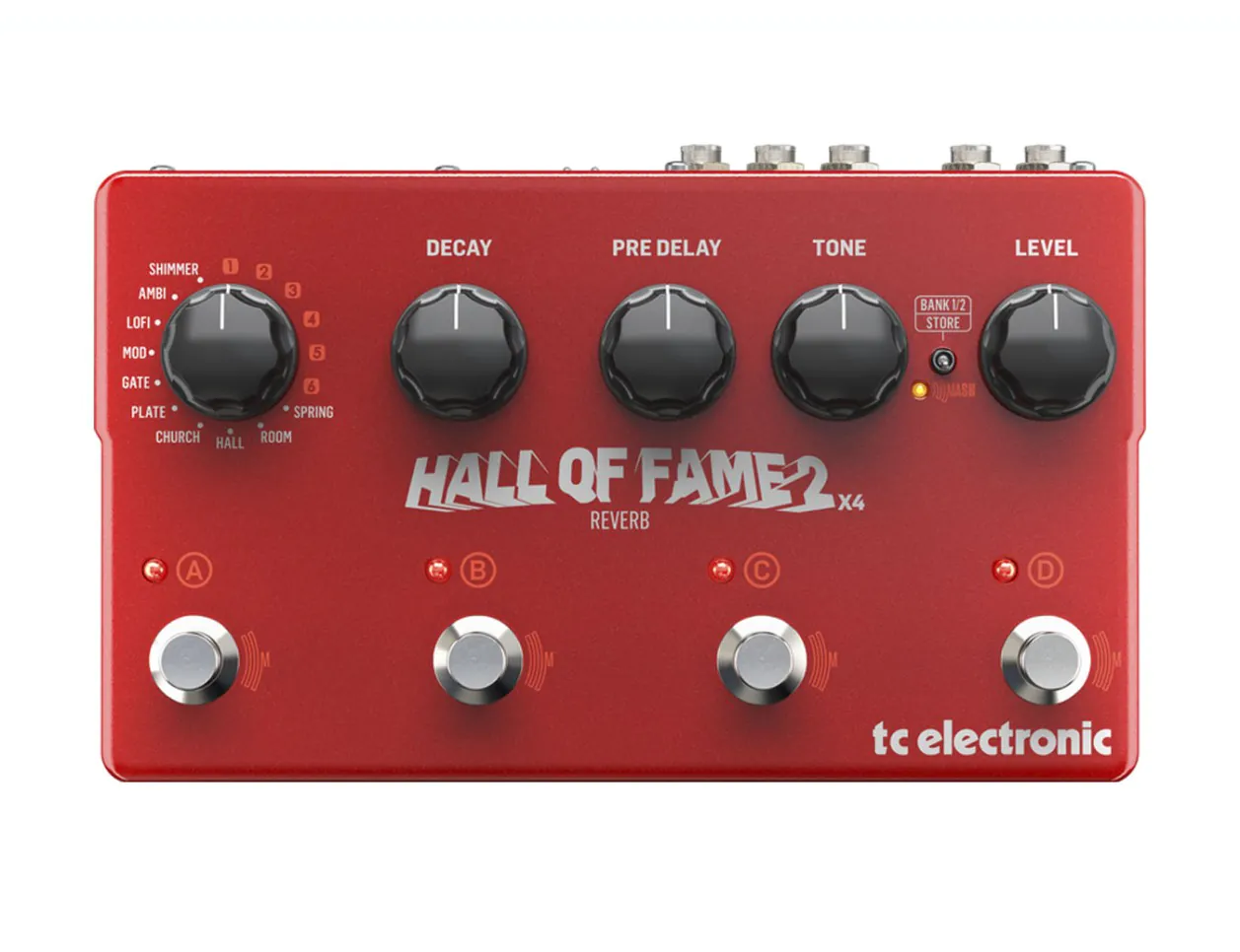 TC Electronic Hall of Fame 2X4 Reverb Pedal