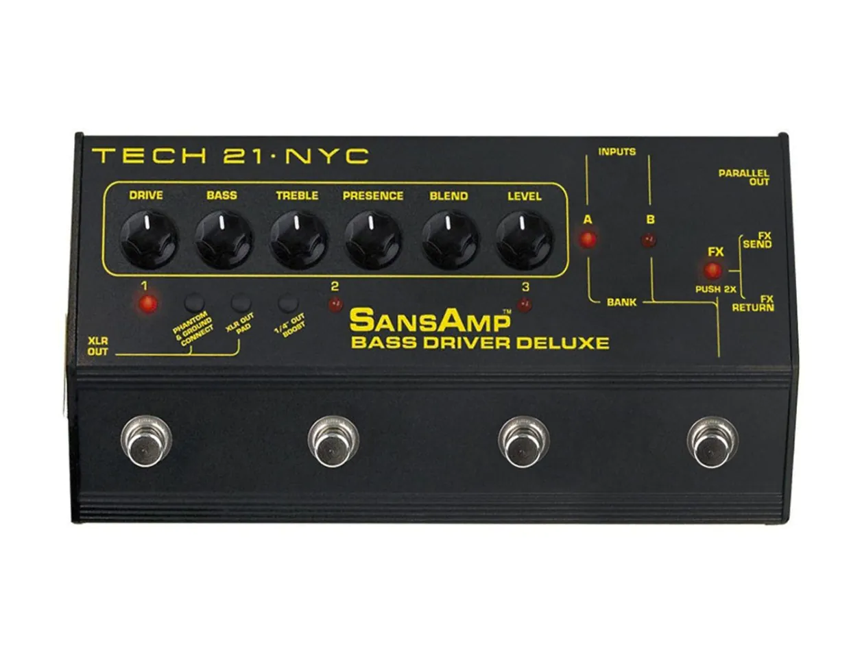 ベース SANSAMP BASS D DELUXE Tech 21 SansAmp Bass Driver Deluxe Bass Preamp Pedal