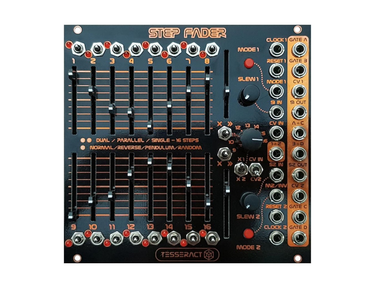 Tesseract Modular Step Fader Dual Sequencer