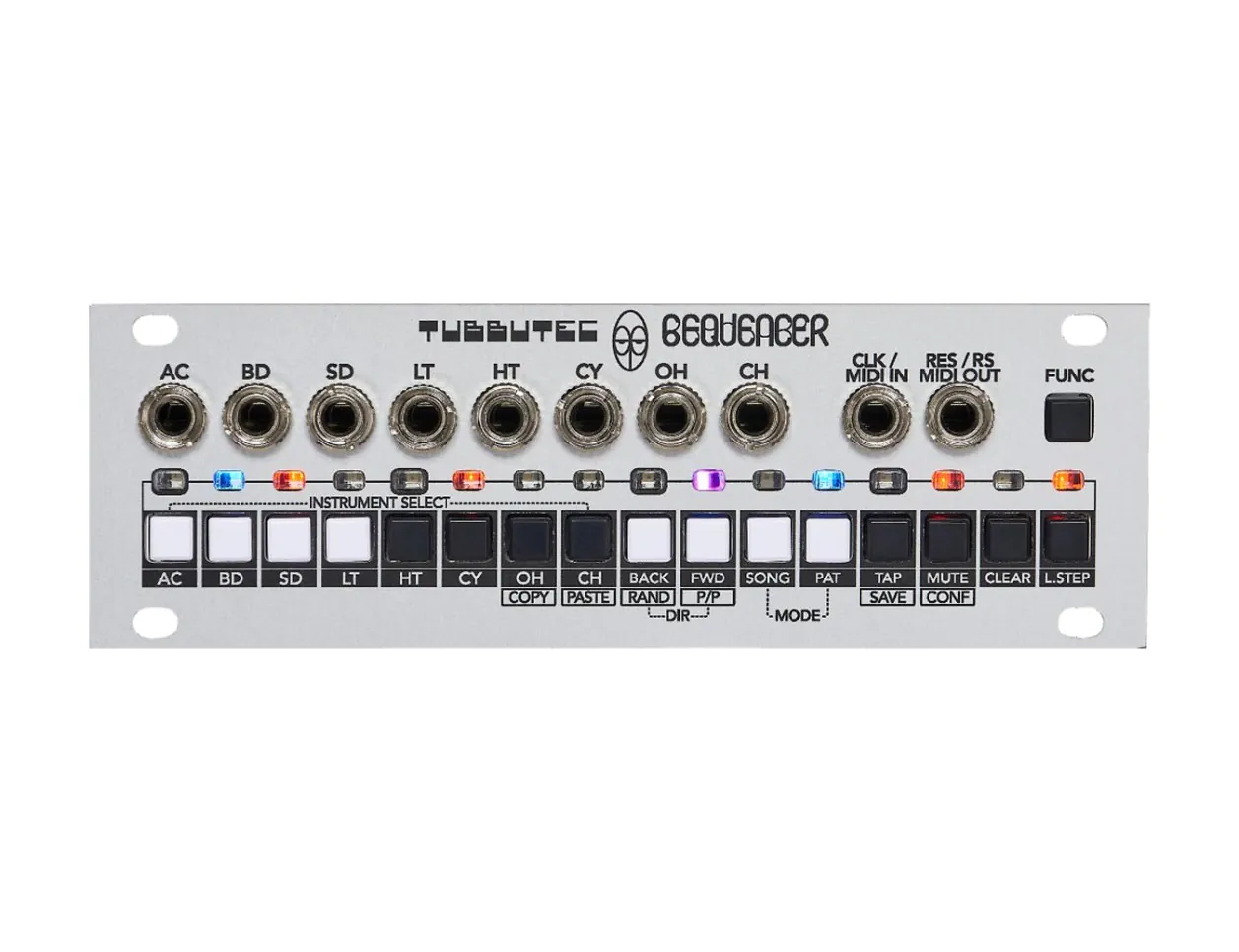 Tubbutec 6equencer TR-Style Sequencer (1U)