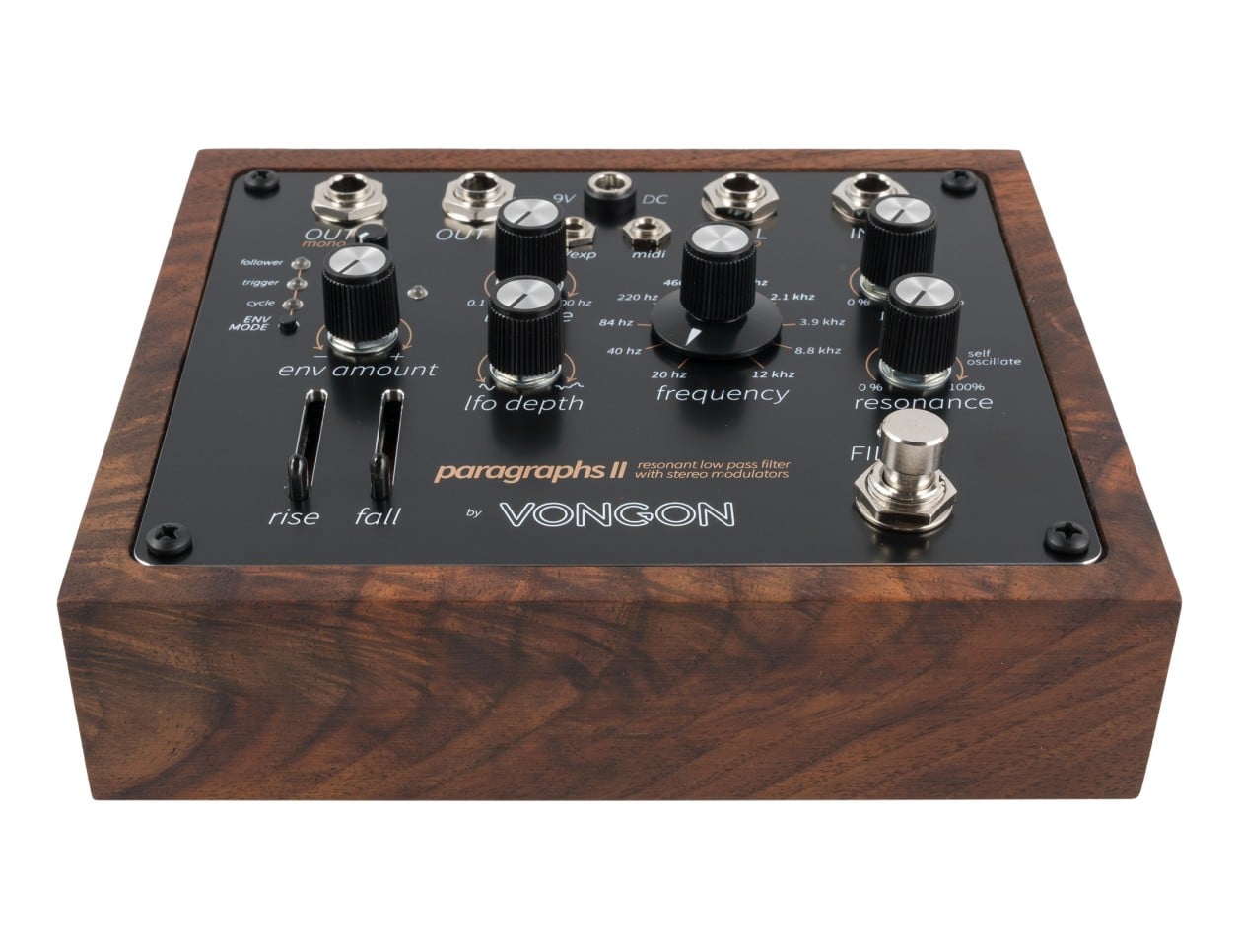 Vongon Paragraphs II Stereo Filter Pedal