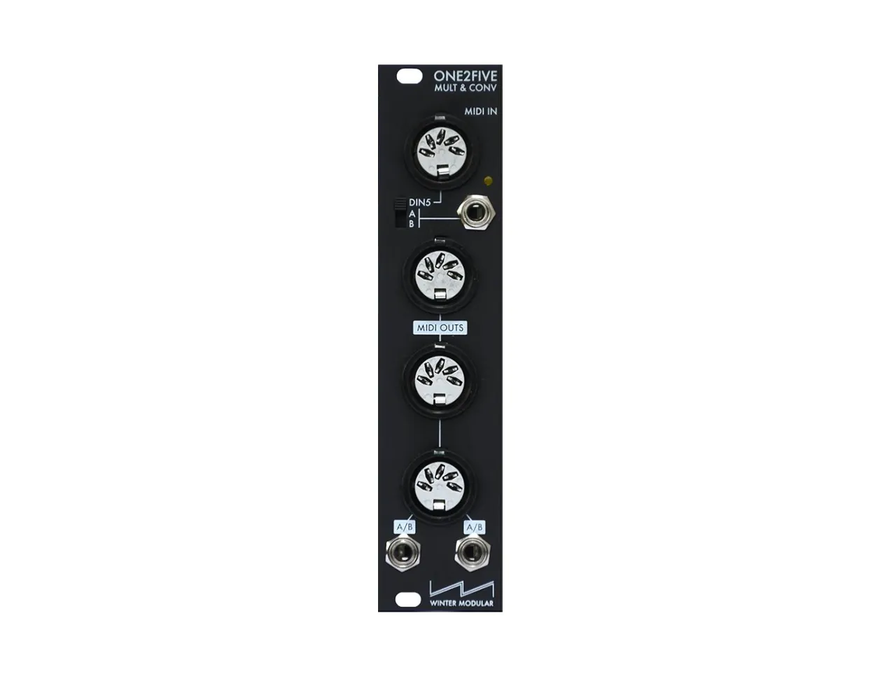 Winter Modular ONE2FIVE MIDI Thru Module