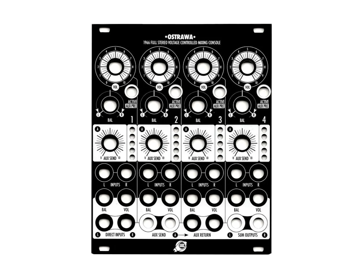 XAOC Devices Ostrawa Replacement Panel (Black)