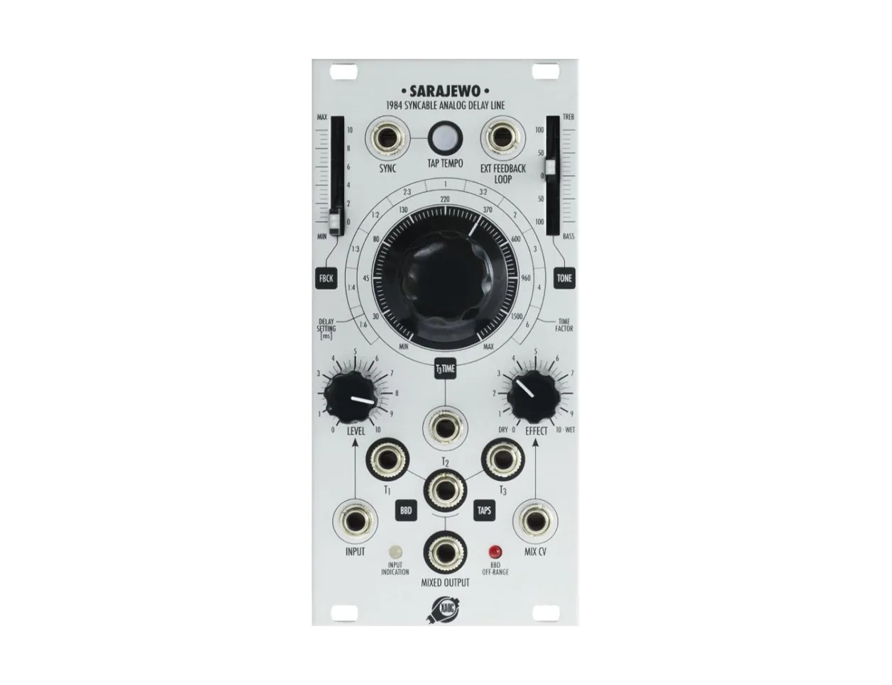 XAOC Devices Sarajewo Syncable Analog Delay