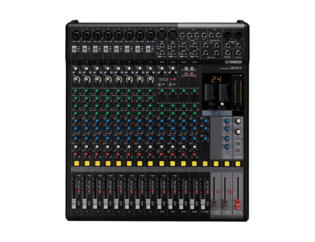 Yamaha MG16X 16-Input Stereo Mixer