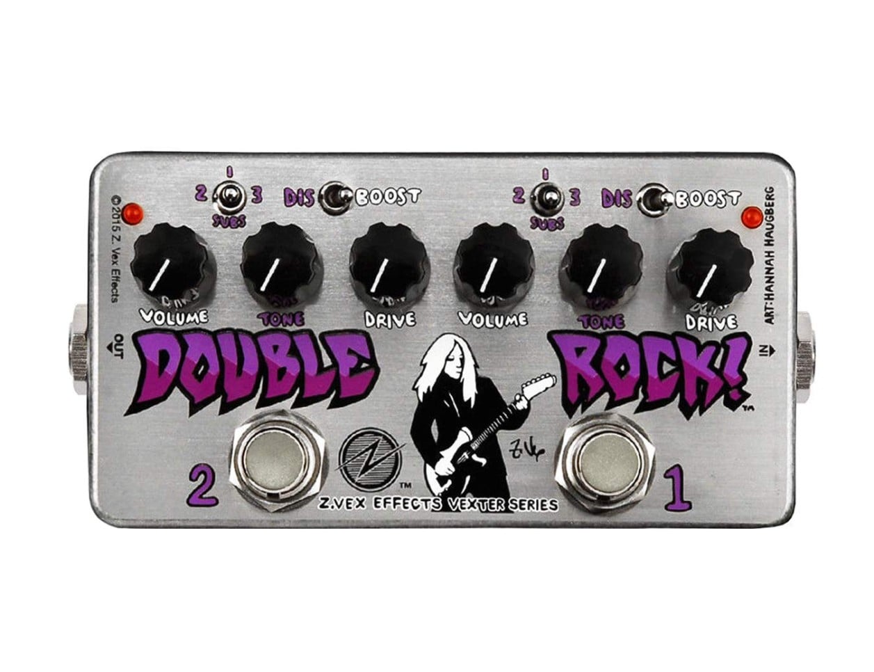 Zvex Double Rock Vexter Distortion Pedal