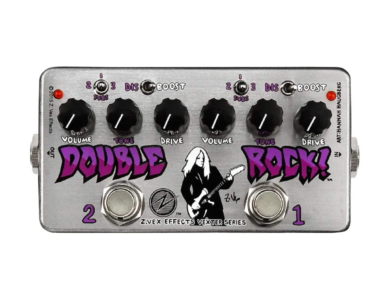 ZVEX ( ジーベックス ) Vexter Double Rock Zvex Double Rock Vexter Distortion Pedal