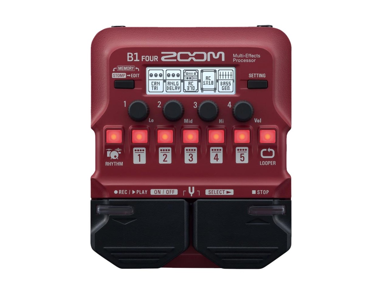 Zoom B1 FOUR Bass Multi-FX Processor