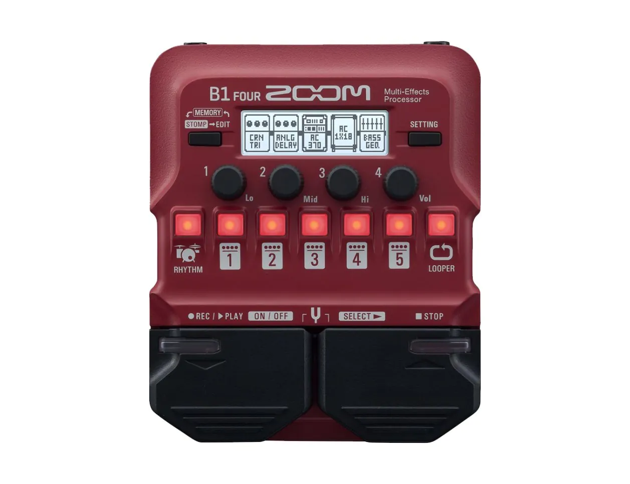 Zoom B1 FOUR Bass Multi-FX Processor