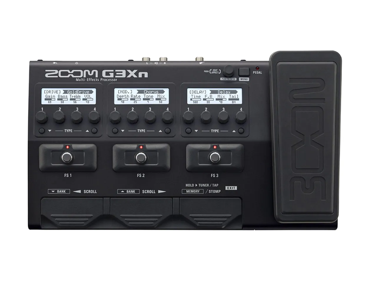 ZOOM G3Xn マルチエフェクター Zoom G3Xn Multieffect + Expression Pedal