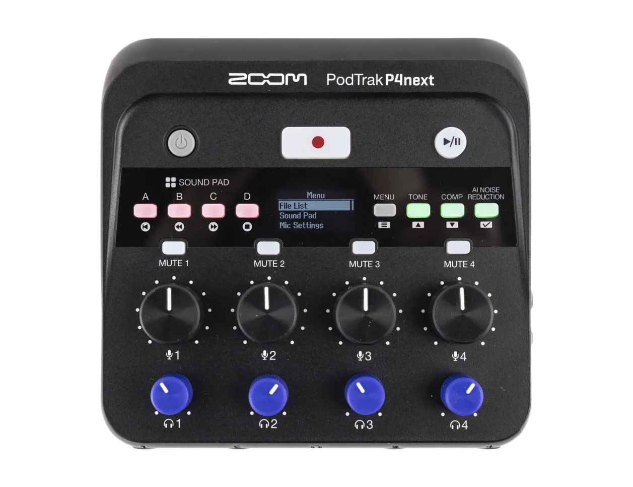 Zoom PodTrak P4next Podcast Recorder