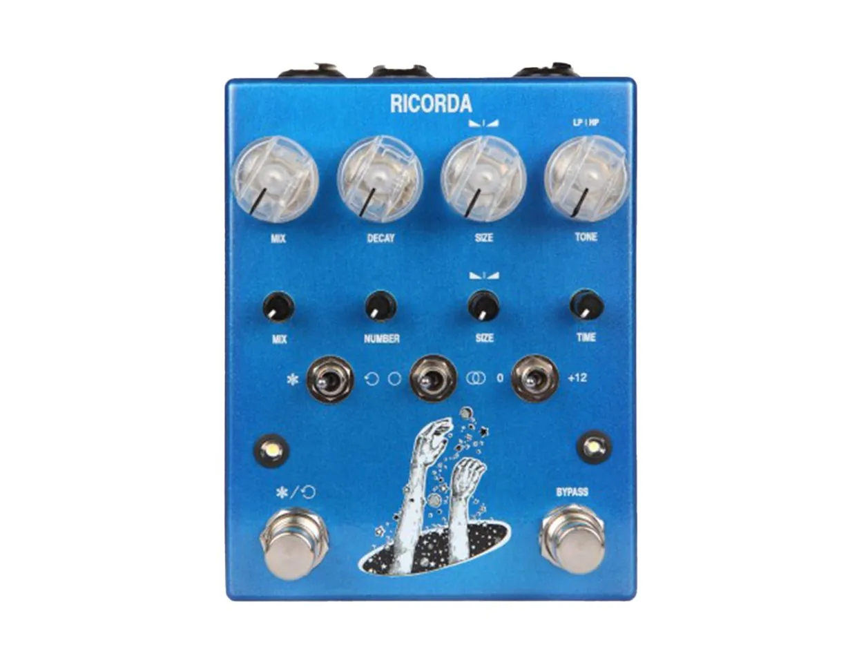 AC Noises Ricorda Stereo Granular Reverb Pedal