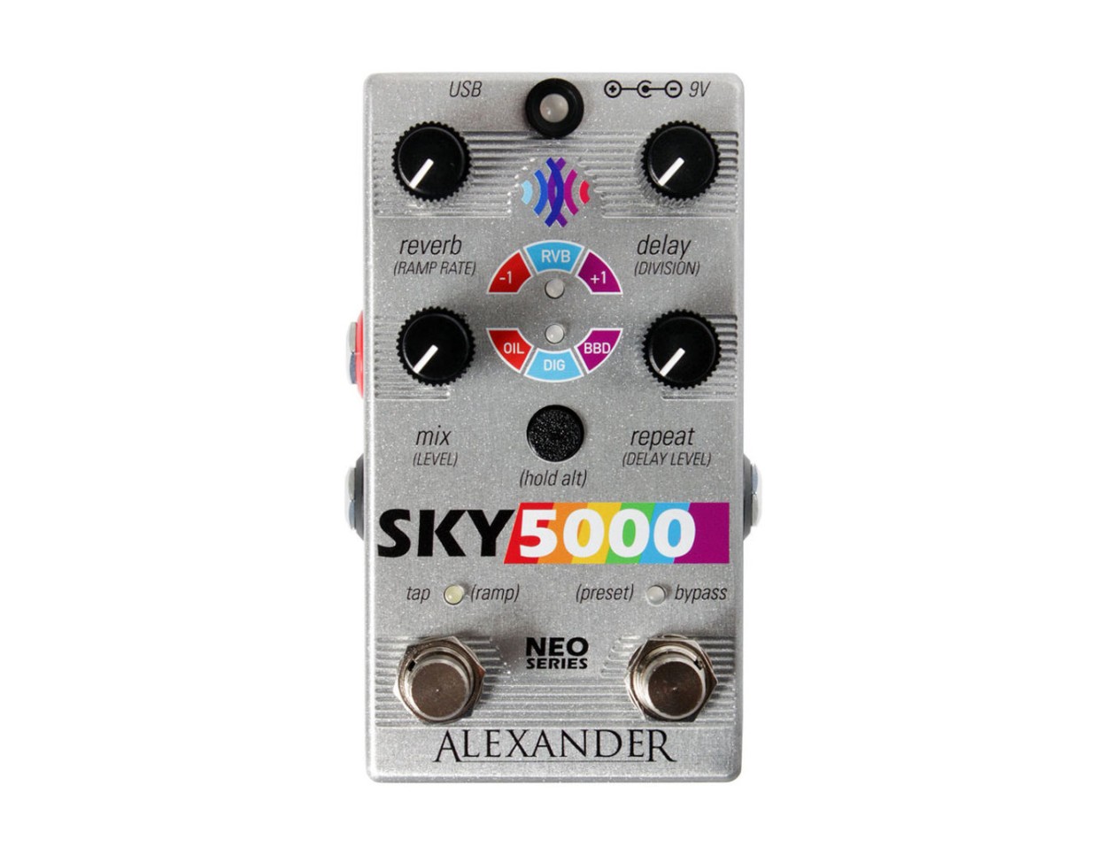 Alexander Pedals Sky 5000 Reverb + Delay