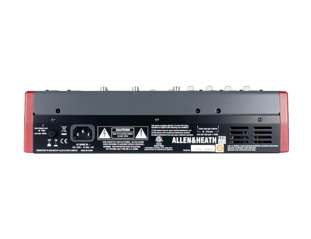 Allen & Heath ZED-10FX Compact Mixer w/ FX