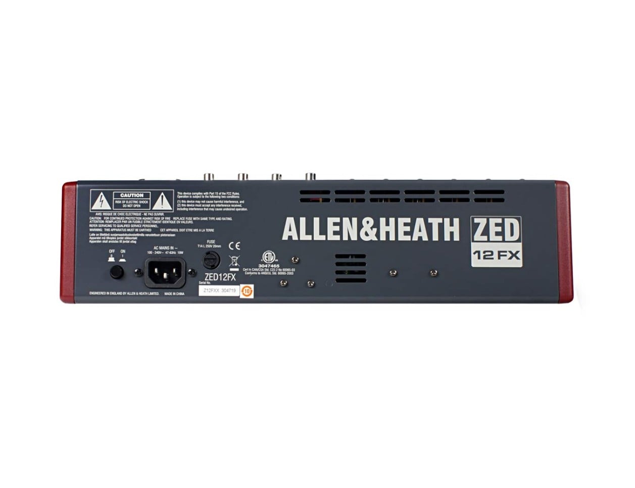 Allen & Heath ZED-12FX 12-Channel Mixer
