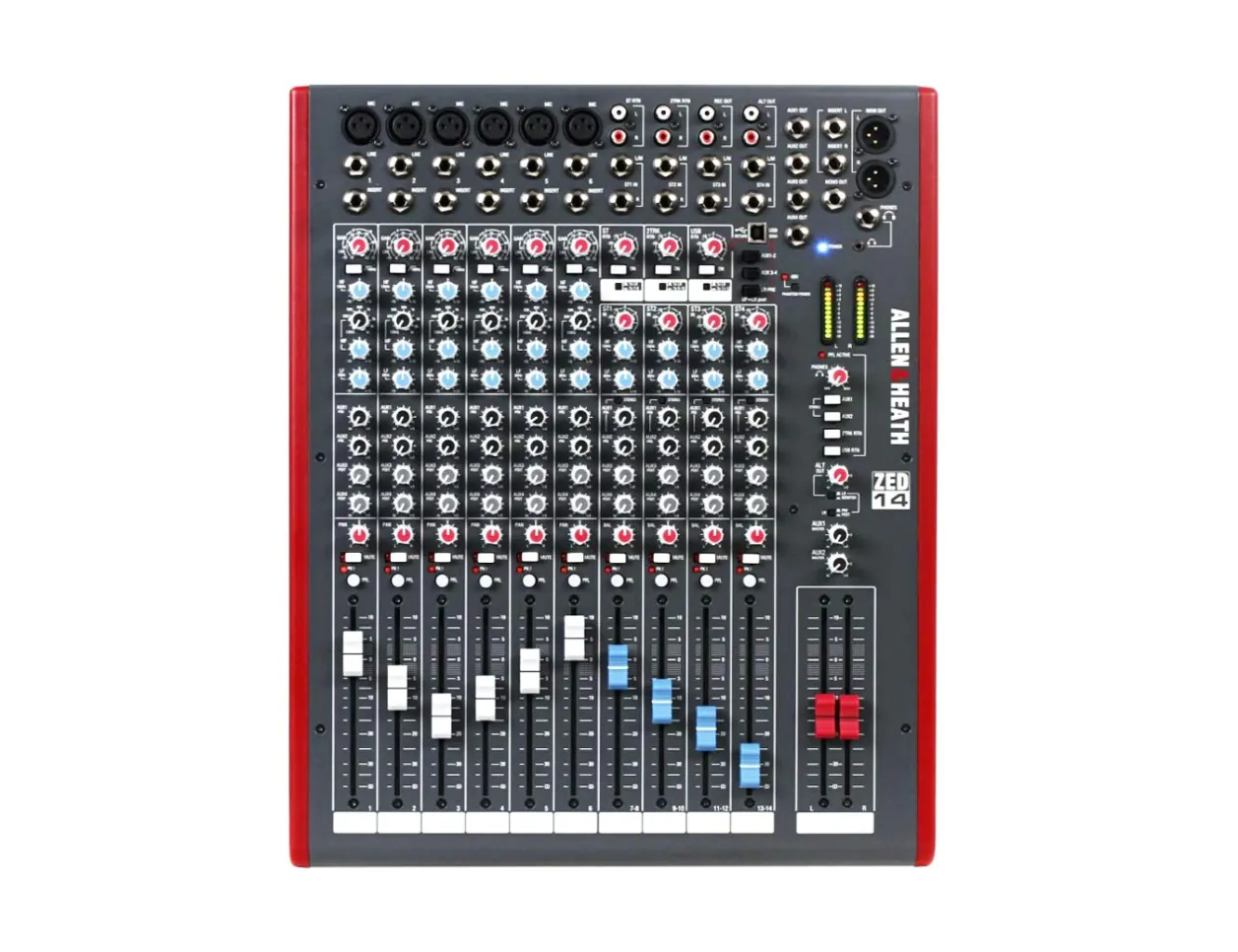 Allen & Heath ZED-14 14-Channel Mixer With USB