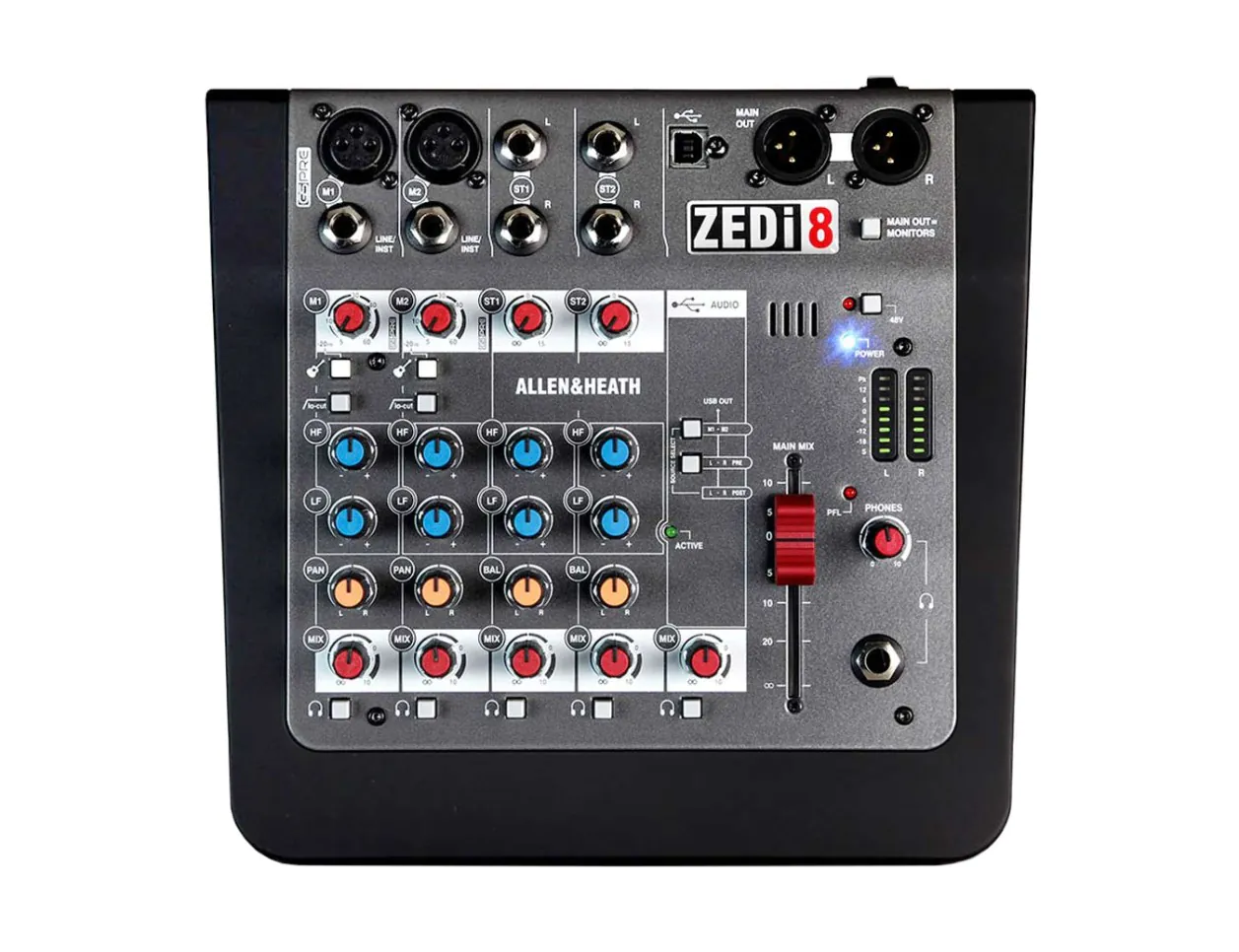 Allen & Heath ZEDi-8 8-Channel Mixer With USB
