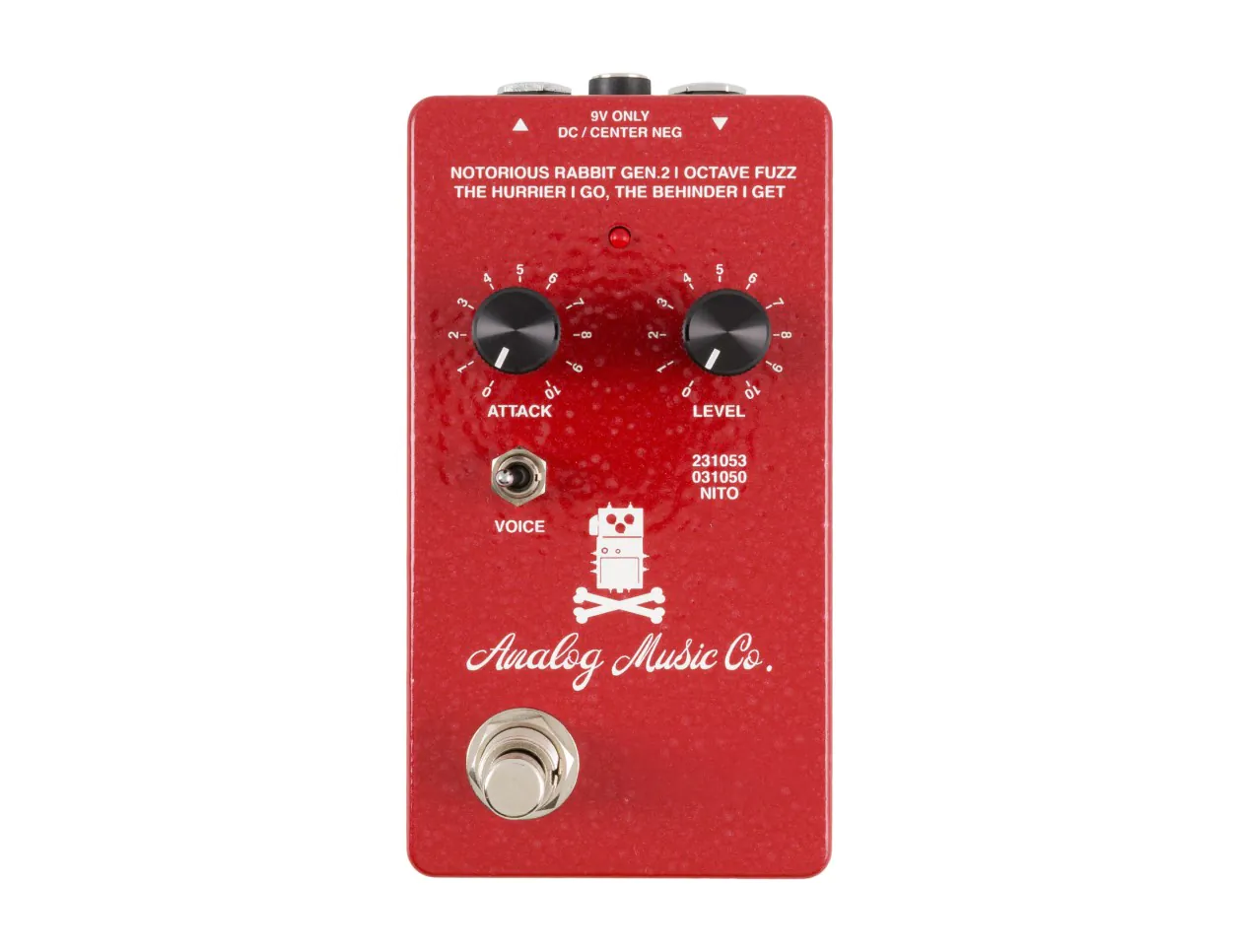 Analog Music Co. NTRS Octave Fuzz MK2 (Red)