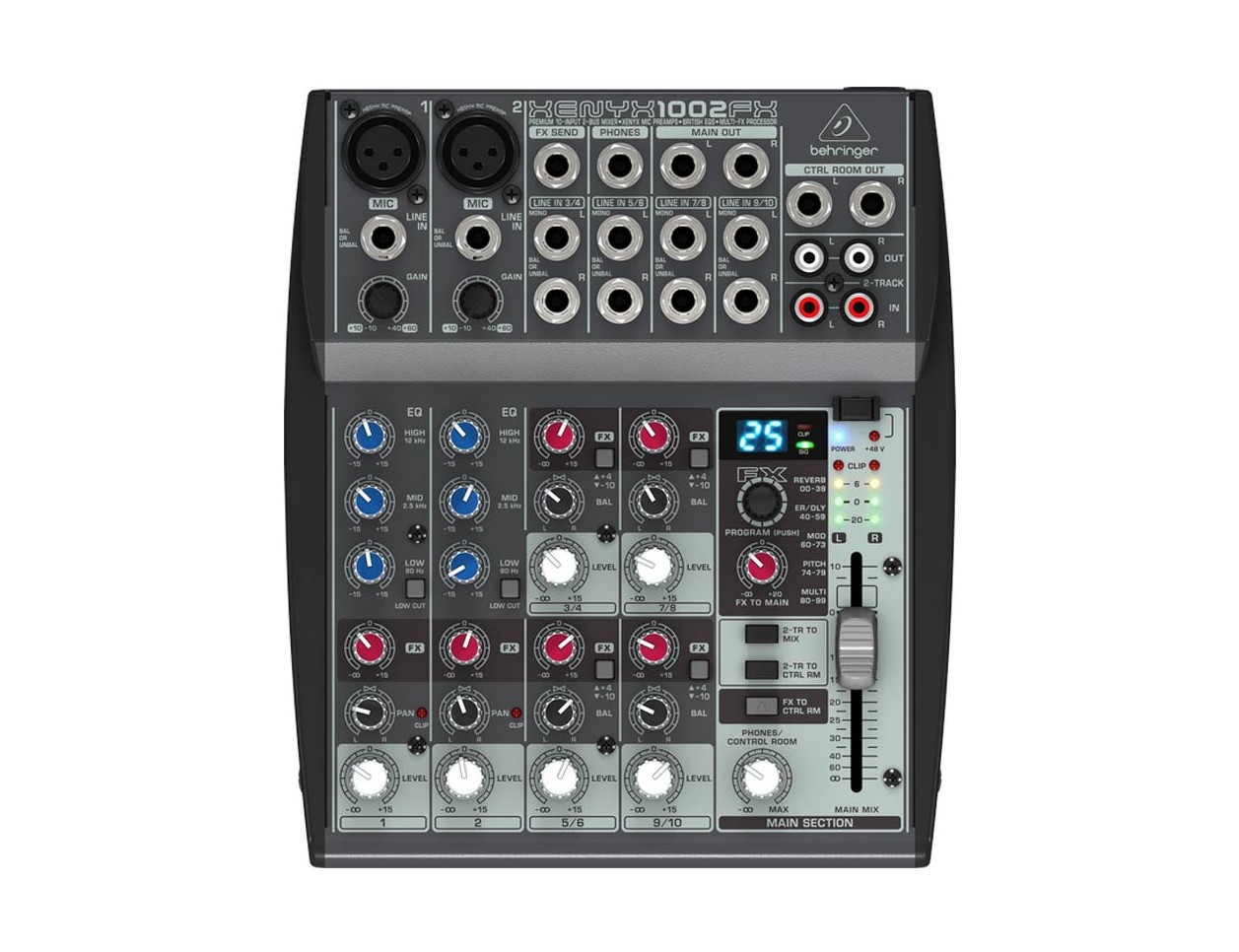 Behringer Xenyx 1002FX 10 Channel Built in FX