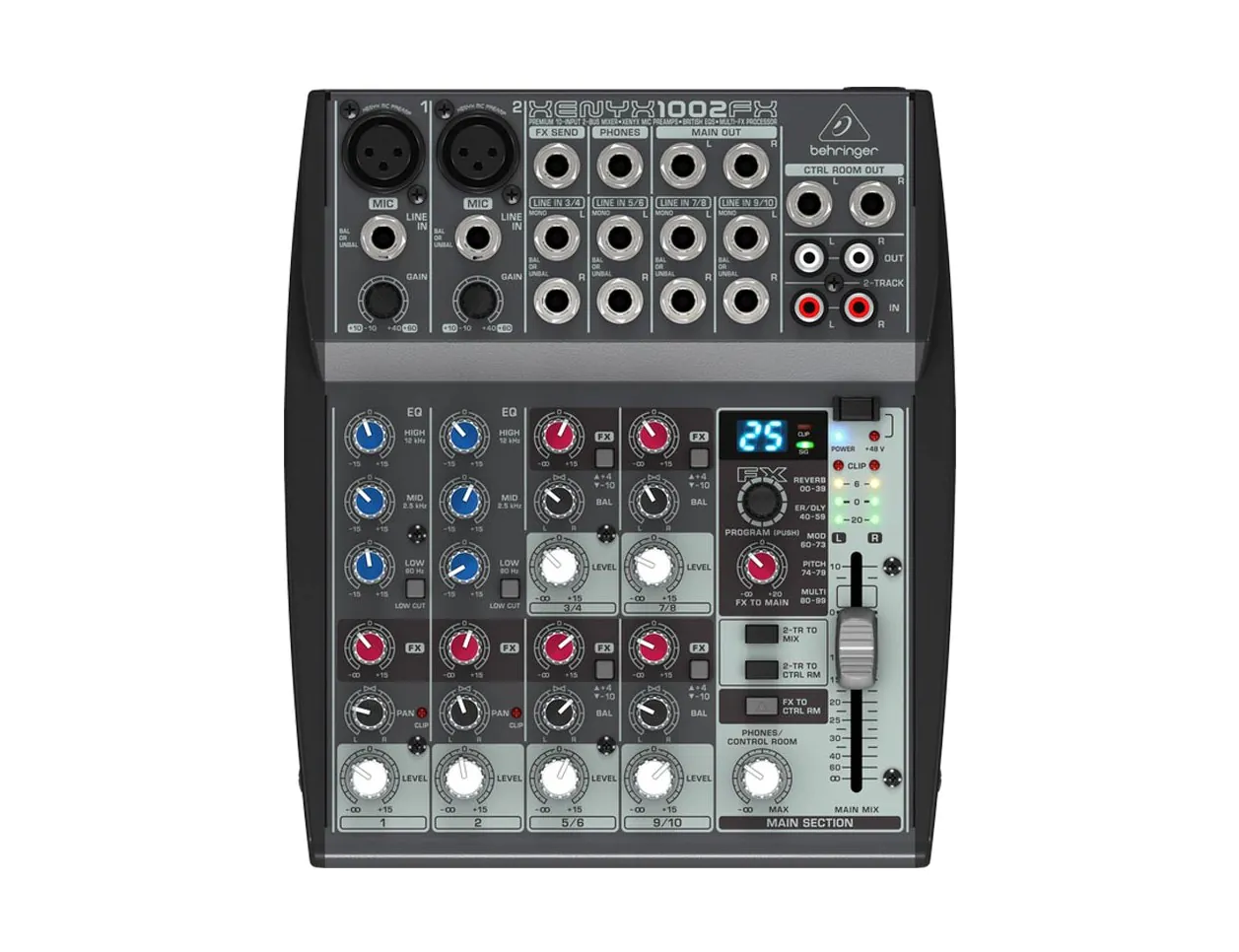 Behringer Xenyx 1002FX 10 Channel Built in FX