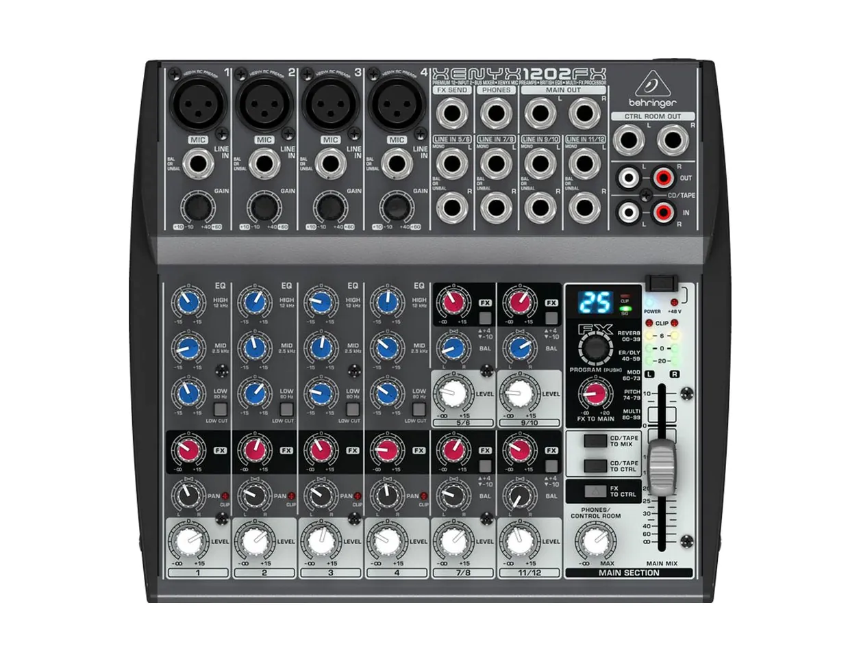 Behringer XENYX 1202 アナログミキサー Behringer Xenyx 1202FX Mixer With Built In FX