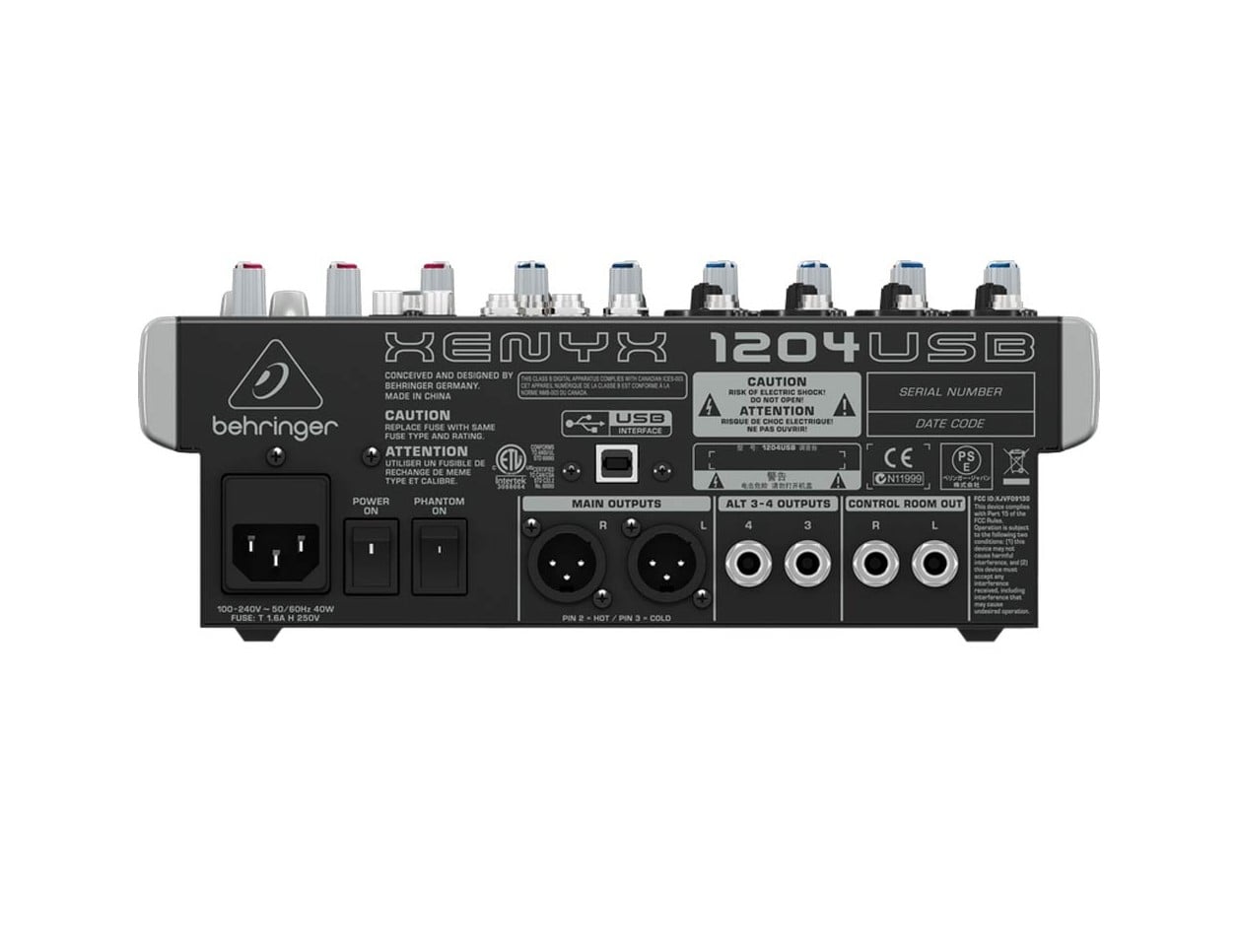 Behringer Xenyx 1204USB 8 Channel MIXER with USB