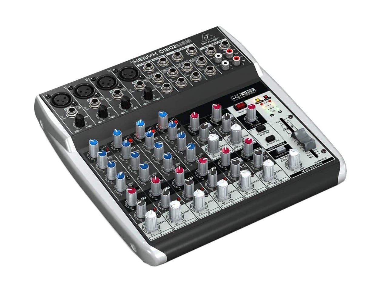 Behringer Q1202USB パワードミキサー Behringer Xenyx Q1202USB 12 Channel Mixer + Interface