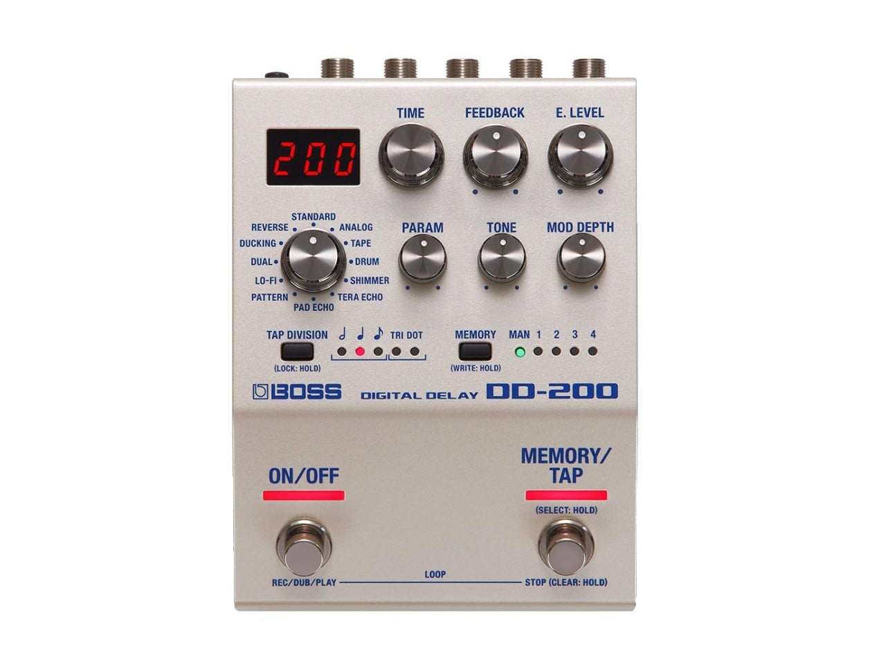 Boss DD-200 Digital Delay Pedal