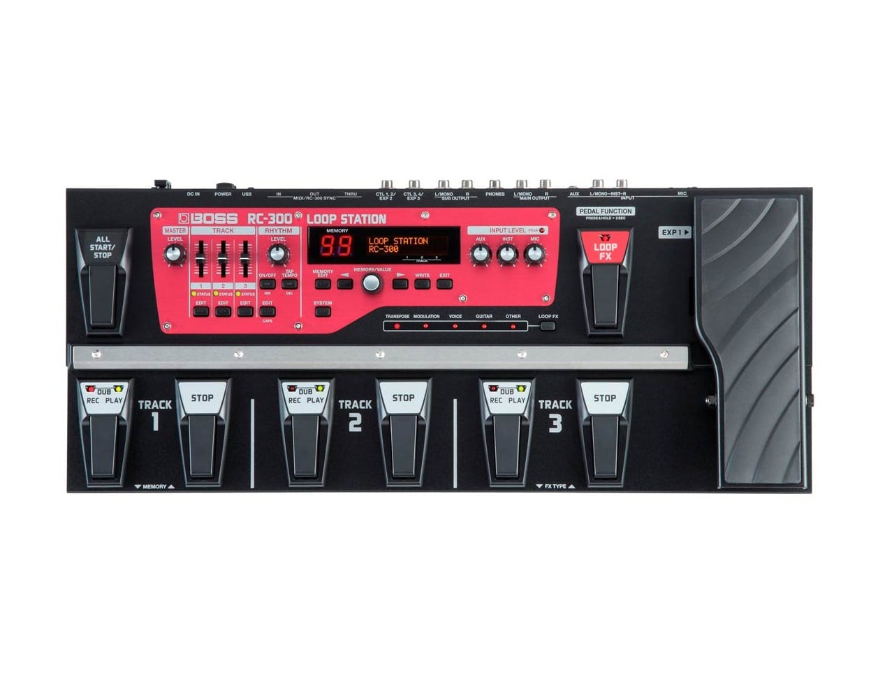 BOSS RC-300ハードケース付き　ループステーションLoopStation rc-300_top_main.jpg