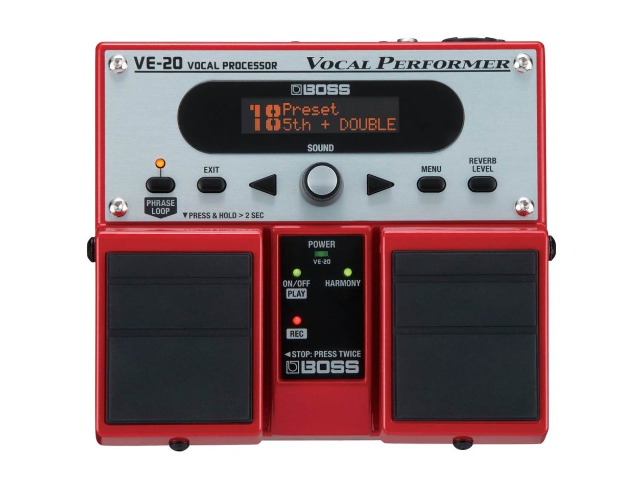 BOSS VE-20 Vocal Performer｜ボーカルエフェクター Boss VE-20 Vocal Performer Pedal