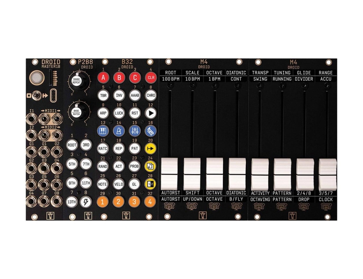 DROID B32 モジュラーシンセ Der Mann mit der Maschine Droid Moto Kit