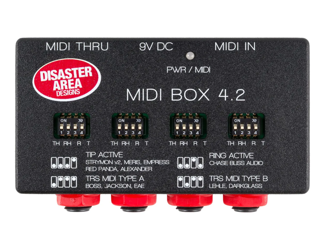 Disaster Area MIDI Box 4 Pedal Interface