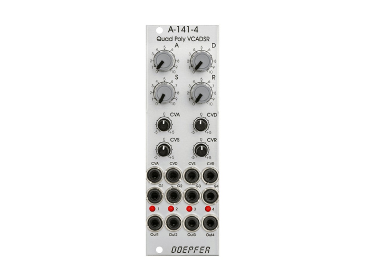 A-141-4 Quad Poly VCADSR Envelope Generator A-141-4 Quad Poly VCADSR Envelope Generator
