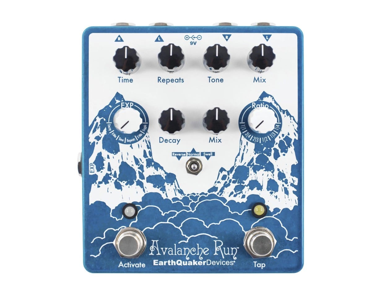 EarthQuaker Avalanche Run V2 Delay Reverb Pedal