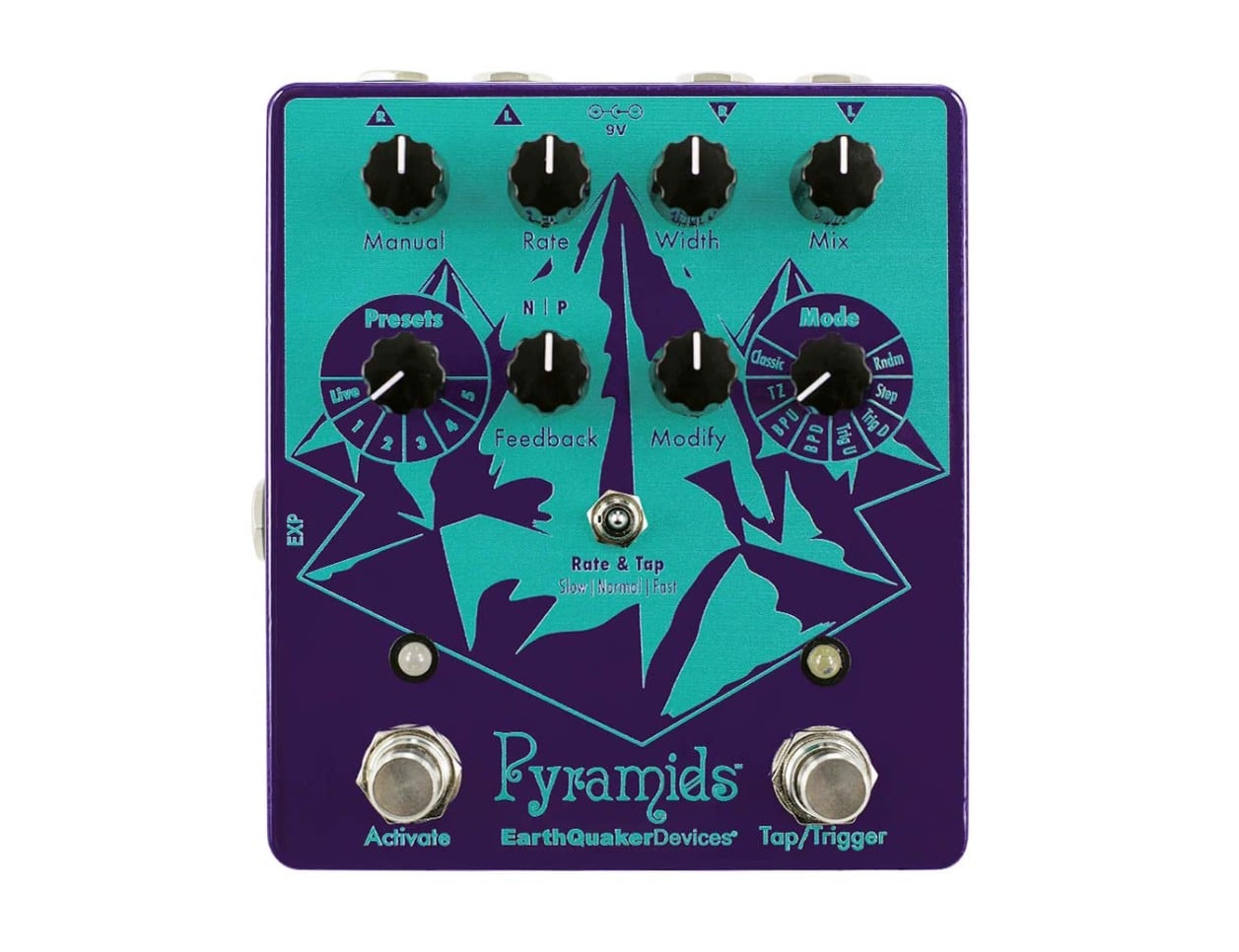 EarthQuaker Devices Pyramids ギターエフェクター EarthQuaker Pyramids Stereo Flanger Pedal