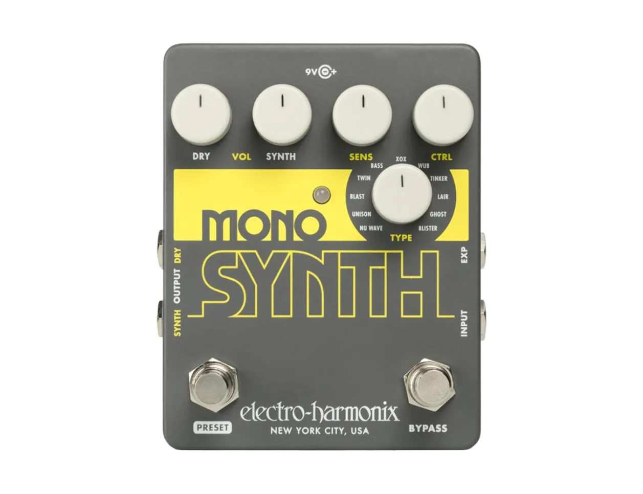 EHX Mono Synth Guitar Synthesizer Pedal