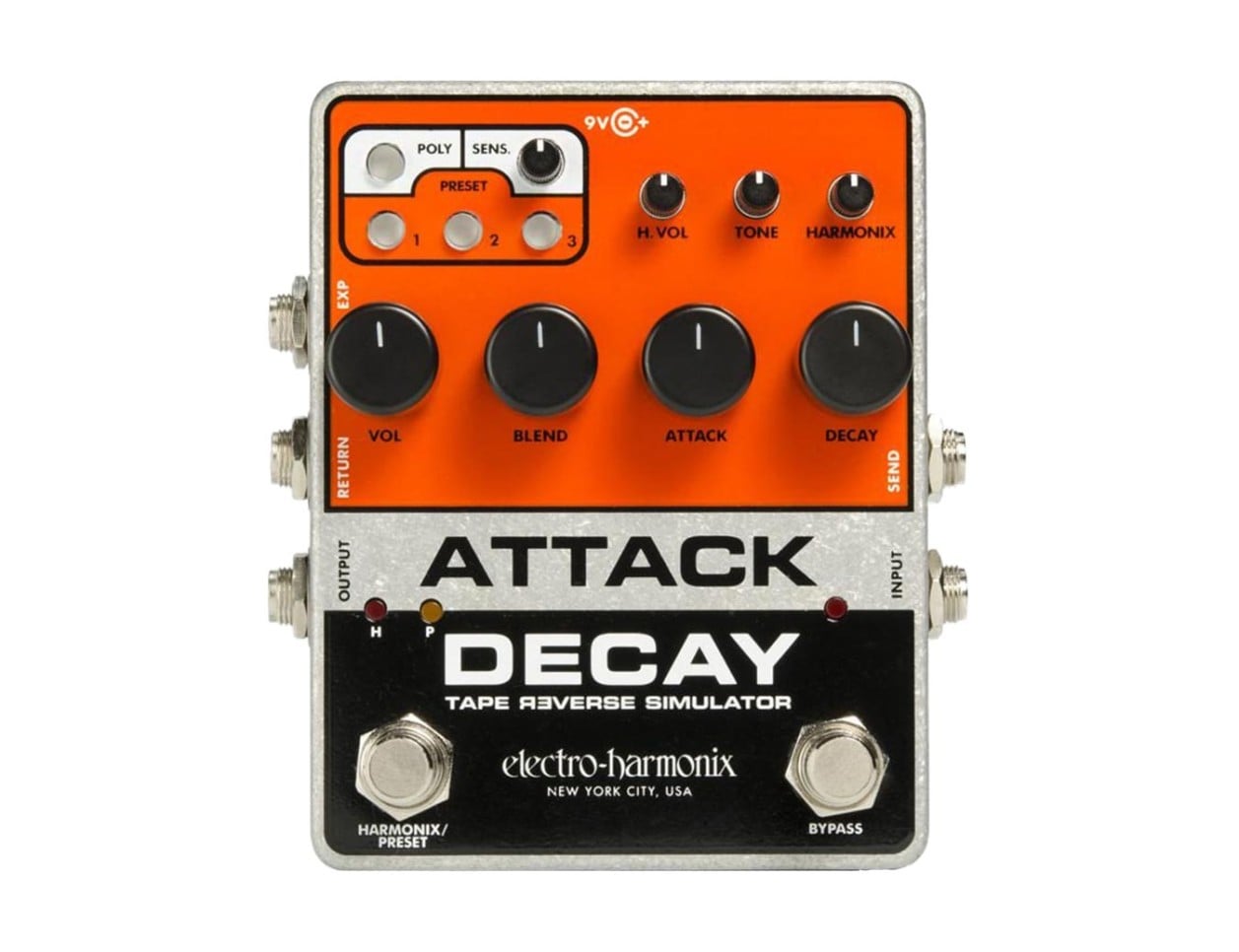 electro-harmonix ATTACK DECAY 中古 EHX Attack Decay Tape Reverse Simulator Pedal