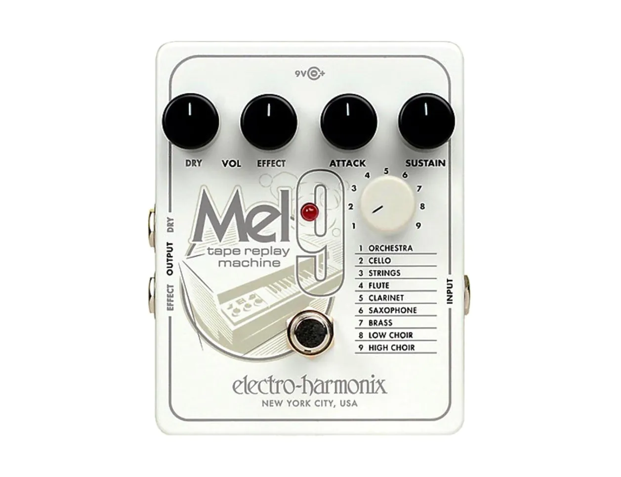 Mel9 electro-harmonix メロトロン Electro-Harmonix Mel9 Mellotron Emulator Pedal