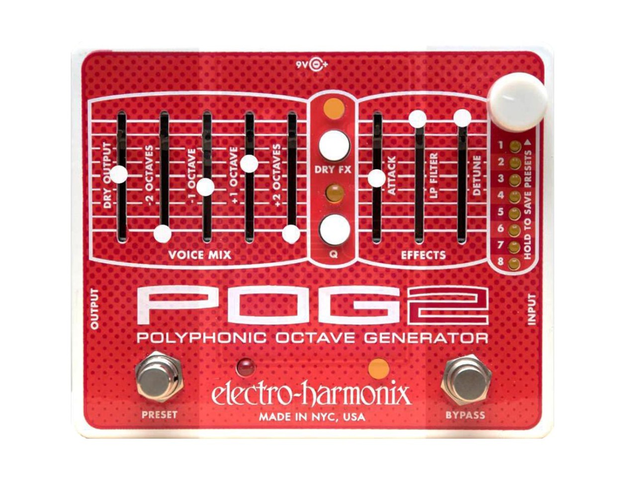 Electro-Harmonix POG2 箱あり Electro-Harmonix POG2 Polyphonic Octave Pedal